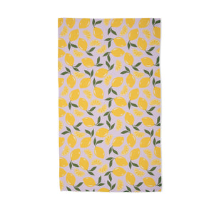 Geometry Kitchen Tea Towel 18" x 30" Sweet Lemon