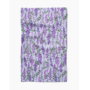 Geometry Kitchen Tea Towel 18" x 30" Wisteria