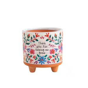 Thank You For Helping Me Grow Mini Artisan Planter