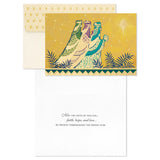 Hallmark Three Wise Men Bearing Gifts Boxed Christmas Cards, Pack of 16