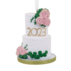 Tiered Wedding Cake 2023 Hallmark Ornament