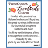 Tweetheart Lovebirds Token Charm