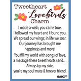 Tweetheart Lovebirds Token Charm