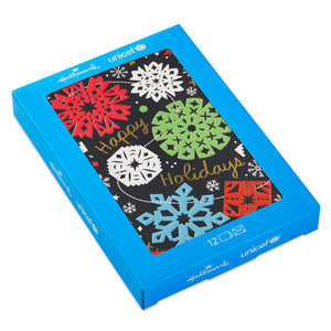 Hallmark Paper Snowflakes UNICEF Boxed Christmas Cards