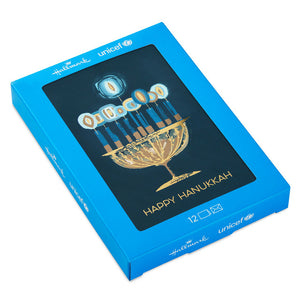 Hallmark Meaningful Menorah UNICEF Boxed Hanukkah Cards