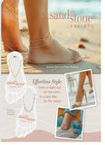 Sand & Stone Gold Multi-Pearl Dangle Stainless Steel Fashion Anklet
