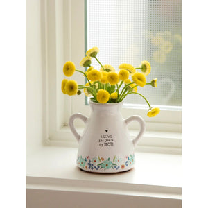 Artisan Bud Vase I Love That You Are My Mom 3.5"