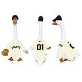 MLB San Francisco Giants Sports Uniform Jersey Outfit for Giddy the Metal Porch Goose