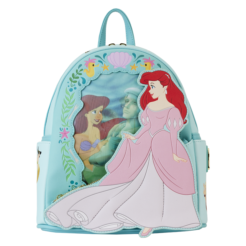 Loungefly The Little Mermaid Ariel Princess Lenticular Mini Backpack Steve s Hallmark