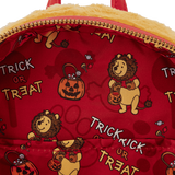 Winnie the Pooh Halloween Costume Plush Cosplay Mini Backpack (Inside)