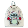 Loungefly Stitch Holiday Snow Angel Glitter Mini Backpack