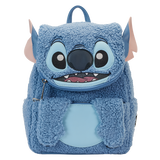 Stitch Plush Sherpa Cosplay Mini Backpack (Front)