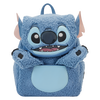 Stitch Plush Sherpa Cosplay Mini Backpack (Front with arms out)