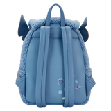 Stitch Plush Sherpa Cosplay Mini Backpack (Back)