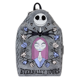 Loungefly Nightmare Before Christmas Jack & Sally Enternally Yours Tombstone Mini Backpack