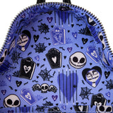 Loungefly Nightmare Before Christmas Jack & Sally Enternally Yours Tombstone Mini Backpack