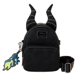 Loungefly Disney Villains Maleficent Dragon Horns Convertible Mini Backpack & Crossbody Bag