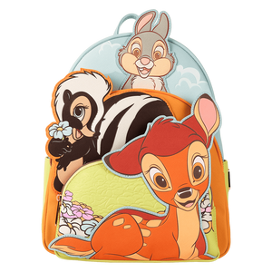 Loungefly Bambi & Friends Triple Pocket Mini Backpack
