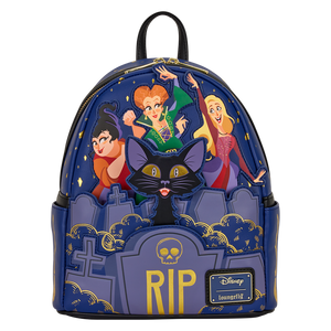 Loungefly Disney Hocus Pocus Sanderson Sisters Graveyard Mini Backpack