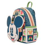 Loungefly Disney Mickey and Minnie Holiday Mini Backpack