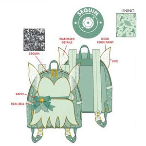 Loungefly Disney Tinker Bell Holiday Mini Backpack