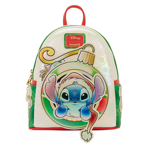 Loungefly Disney Lilo and Stitch Holiday Mini Backpack