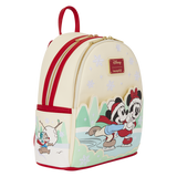 Loungefly Disney Mickey & Friends Ice Skating Mini Backpack with Headband Holder