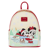 Loungefly Disney Mickey & Friends Ice Skating Mini Backpack with Headband Holder