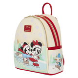 Loungefly Disney Mickey & Friends Ice Skating Mini Backpack with Headband Holder