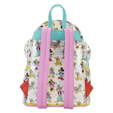 Disney100 Mickey & Friends Classic All-Over Print Iridescent Mini Backpack With Ear Headband (Back)