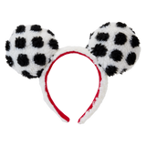 Loungefly Minnie Mouse Rocks the Dots Classic Sherpa Ear Headband