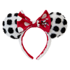 Loungefly Minnie Mouse Rocks the Dots Classic Sherpa Ear Headband