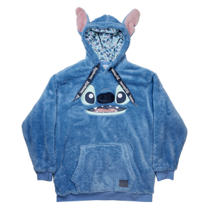 Stitch Plush Sherpa Cosplay Unisex Hoodie