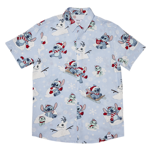 Stitch Holiday Snow Camp Shirt (Front)