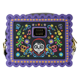 Loungefly Coco Miguel Calavera Floral Skull Crossbody Bag