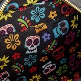 Loungefly Coco Miguel Calavera Floral Skull Crossbody Bag