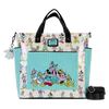 Disney100 Mickey & Friends Classic All-Over Print Iridescent Convertible Backpack & Tote Bag (Front)