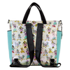 Disney100 Mickey & Friends Classic All-Over Print Iridescent Convertible Backpack & Tote Bag (Back)