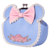 Loungefly Minnie Mouse Floral and Lace Kisslock Crossbody Bag
