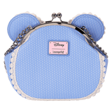 Loungefly Minnie Mouse Floral and Lace Kisslock Crossbody Bag
