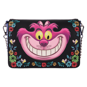 Loungefly Alice in Wonderland Cheshire Cat Tulgey Wood Crossbody Bag