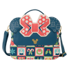 Loungefly Disney Mickey and Minnie Holiday Crossbody Bag