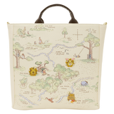 Loungefly Winnie the Pooh Hundred Acre Wood Tote Pin Trader Crossbody Bag