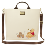 Loungefly Winnie the Pooh Hundred Acre Wood Tote Pin Trader Crossbody Bag