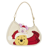 Loungefly Disney Winnie the Pooh & Piglet Holiday Crossbody Bag