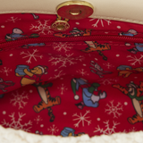Loungefly Disney Winnie the Pooh & Piglet Holiday Crossbody Bag