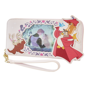 Loungefly Disney Sleeping Beauty Princess Lenticular Series Wristlet Wallet