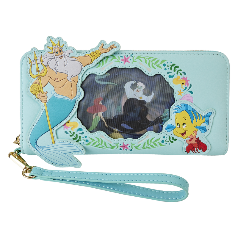 Loungefly The Little Mermaid Ariel Princess Lenticular Zip