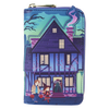 Loungefly Disney Hocus Pocus Sanderson Sisters’ House Glow Zip Around Wallet Front Side