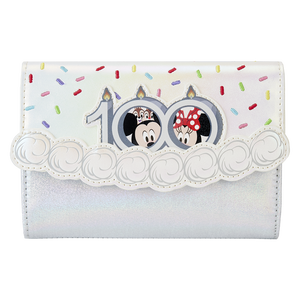 Disney100 Anniversary Celebration Cake Flap Wallet (Front)